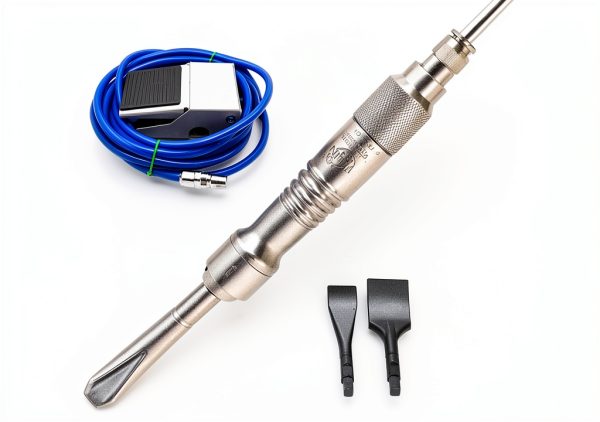Micro Air Chisel FUBAOLAI Pneumatic Dental Chisel with Flat Blades-0