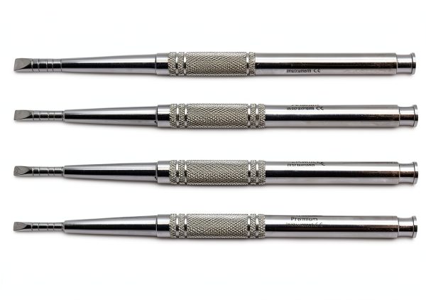 Dnetal Splitting Ridge Chisels Mallet Implant Stainless Steel 5-Pc Set-1